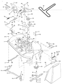 Page J Diagram and Parts List for WET12538A  Weed Eater Lawn Tractor
